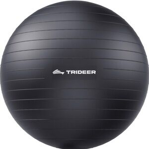 NWT Trideer Extra Thick Exercise Ball, Quick Pump Included, Black Large 23-26 in